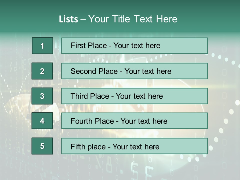 Digital Forecast Benefit PowerPoint Template