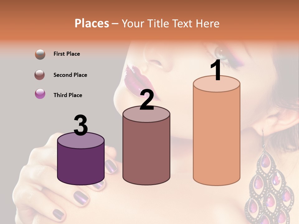 Make Up Female Cute PowerPoint Template