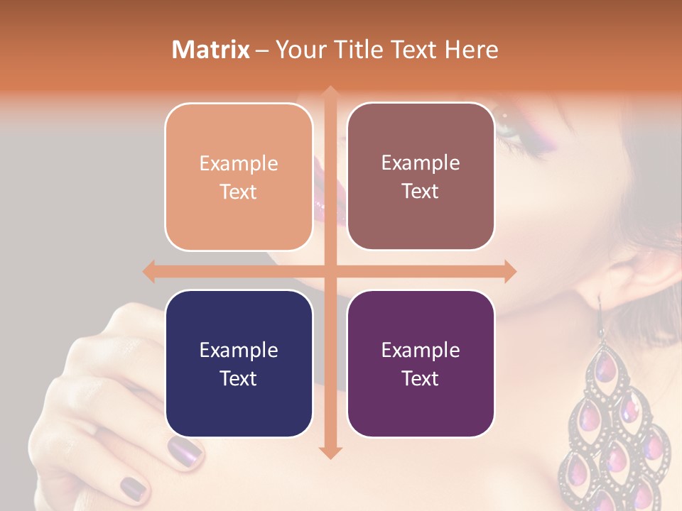 Make Up Female Cute PowerPoint Template