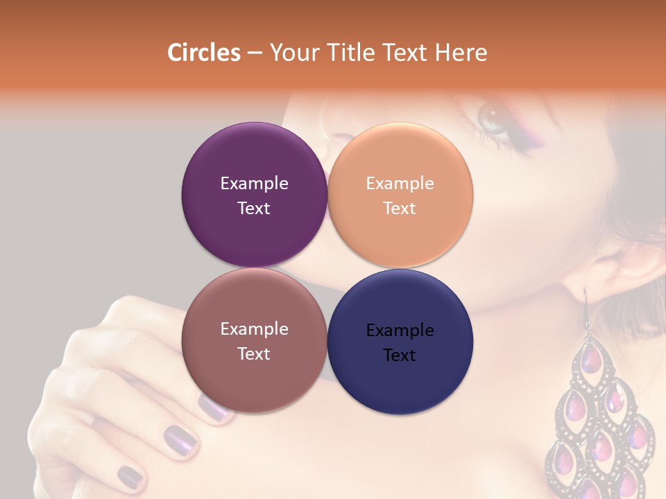 Make Up Female Cute PowerPoint Template