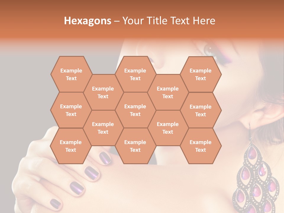 Make Up Female Cute PowerPoint Template