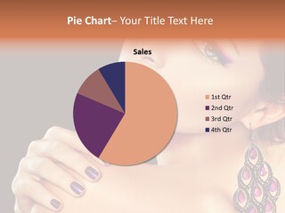 Make Up Female Cute PowerPoint Template