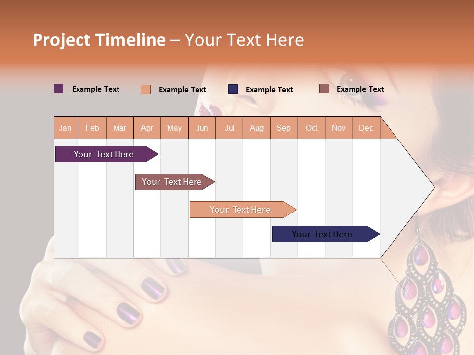 Make Up Female Cute PowerPoint Template