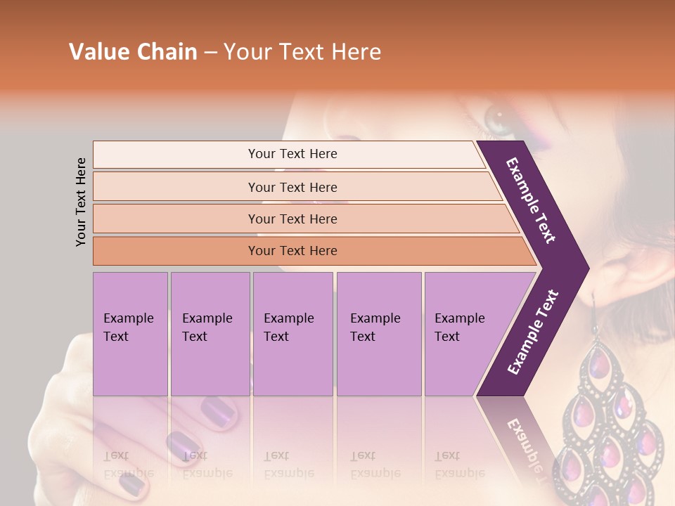 Make Up Female Cute PowerPoint Template
