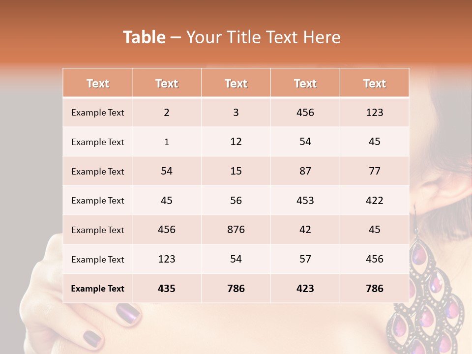 Make Up Female Cute PowerPoint Template