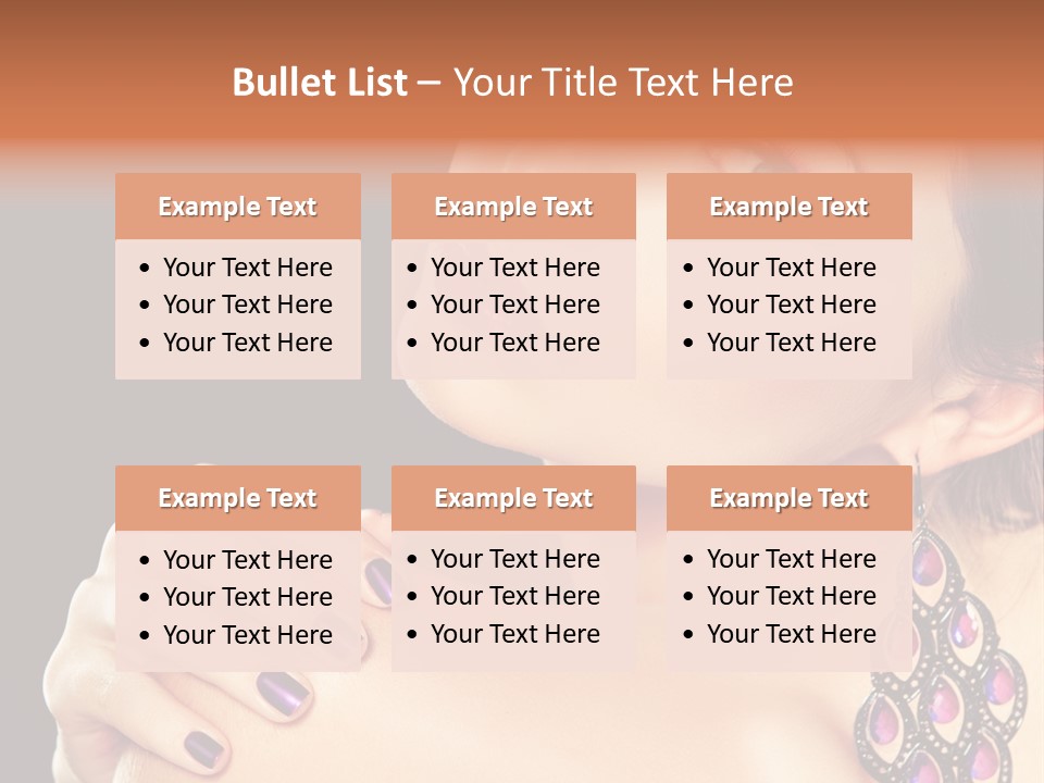 Make Up Female Cute PowerPoint Template