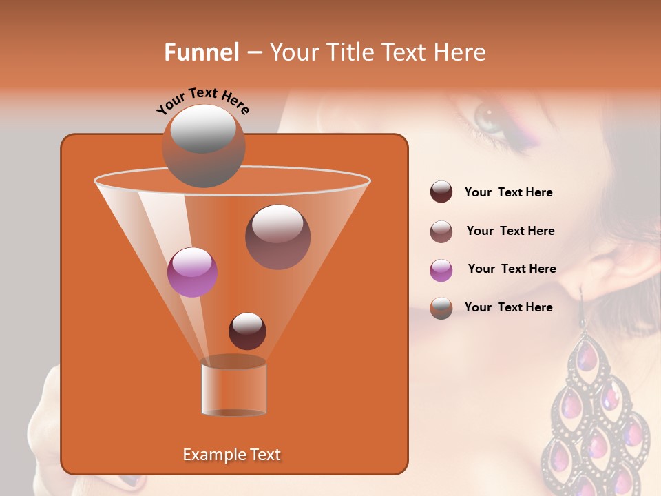 Make Up Female Cute PowerPoint Template