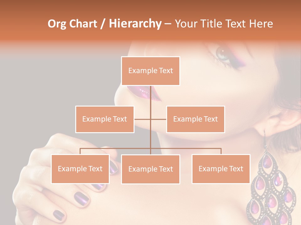 Make Up Female Cute PowerPoint Template