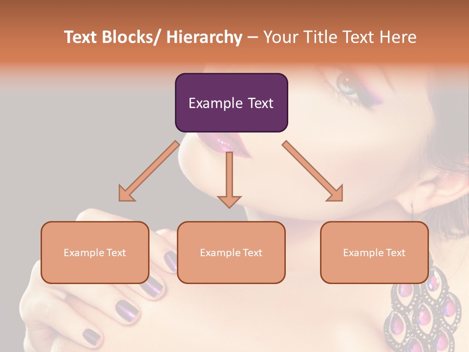 Make Up Female Cute PowerPoint Template