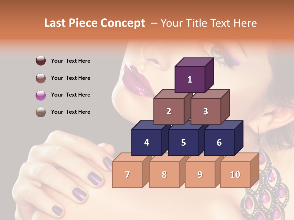 Make Up Female Cute PowerPoint Template