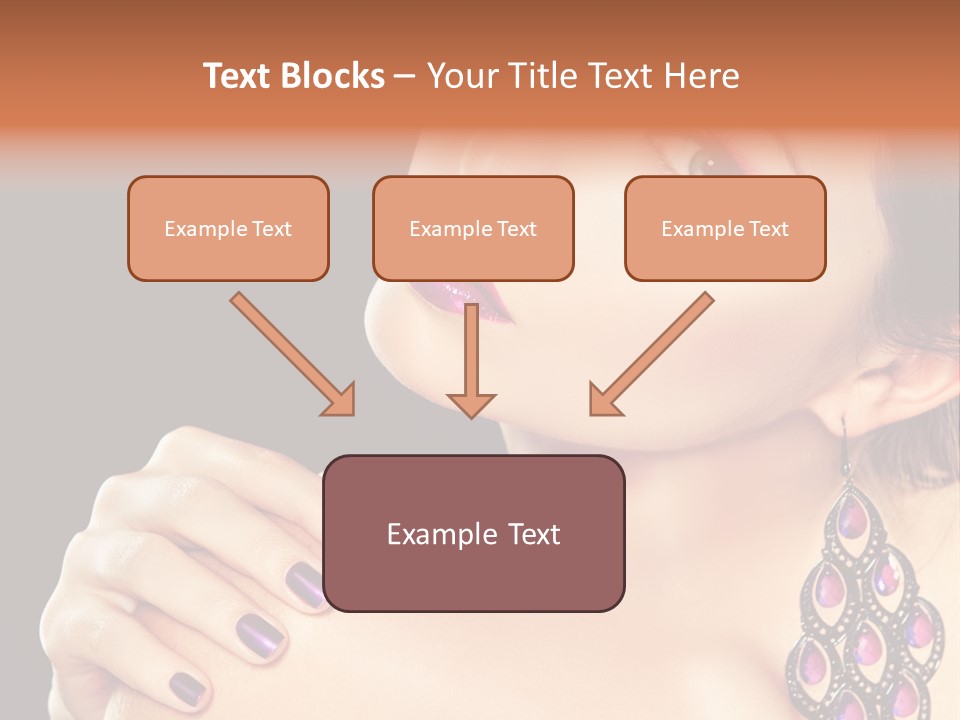 Make Up Female Cute PowerPoint Template