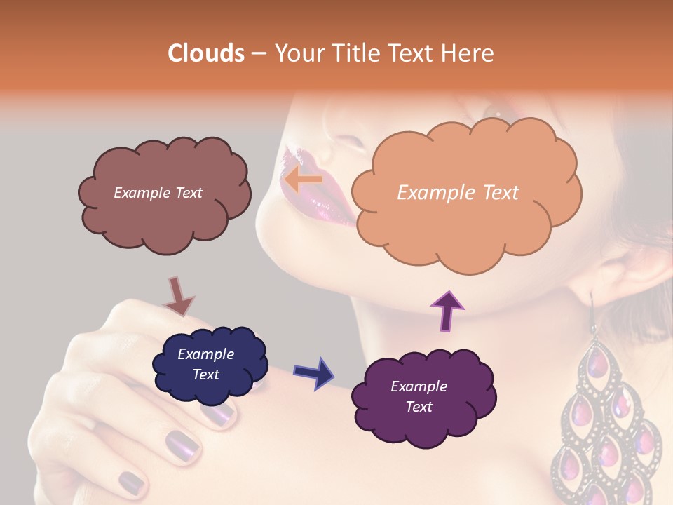 Make Up Female Cute PowerPoint Template