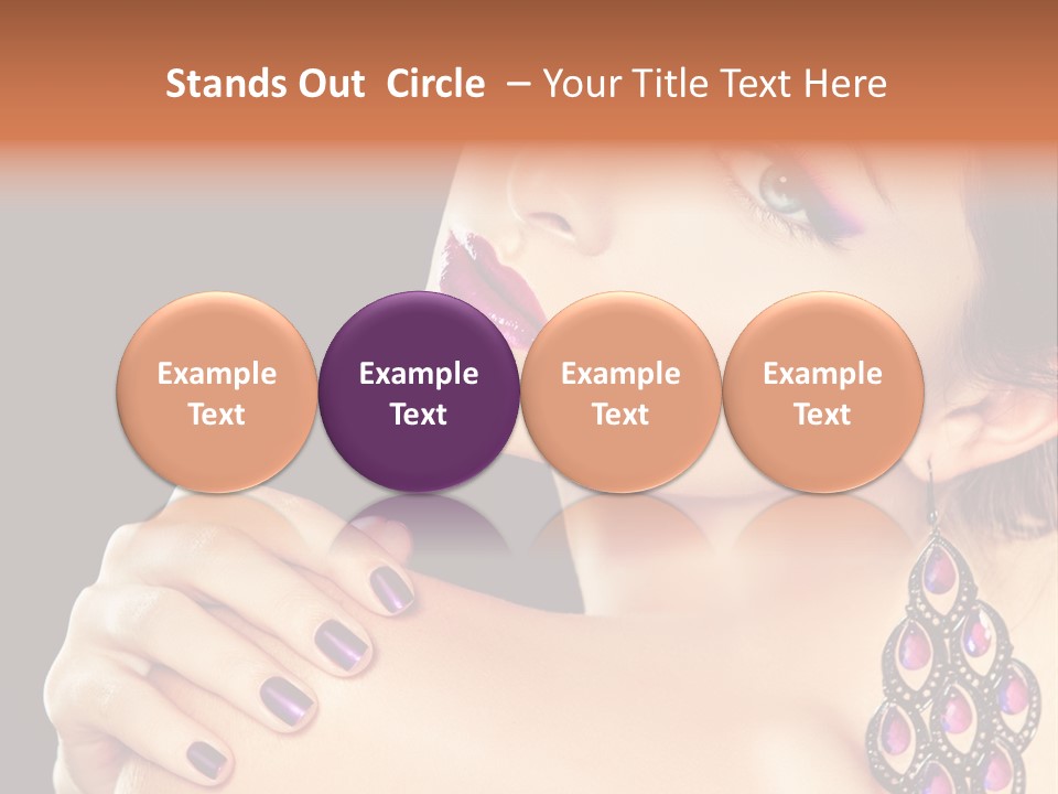 Make Up Female Cute PowerPoint Template