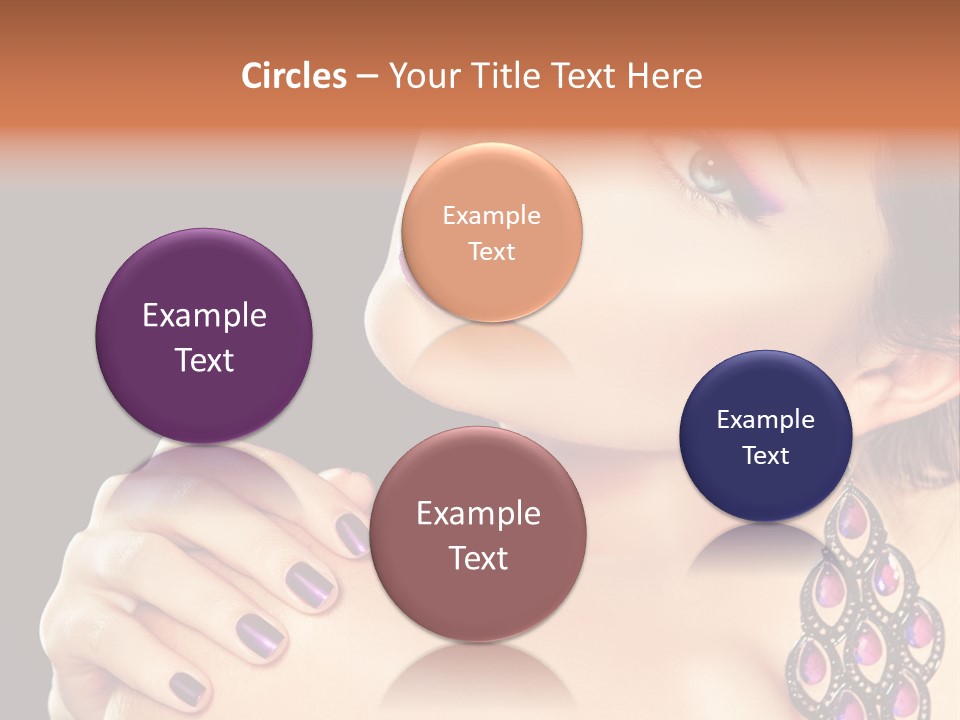 Make Up Female Cute PowerPoint Template