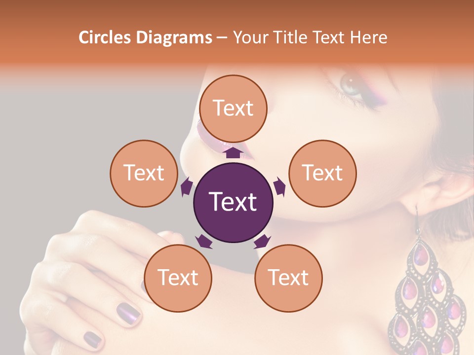 Make Up Female Cute PowerPoint Template