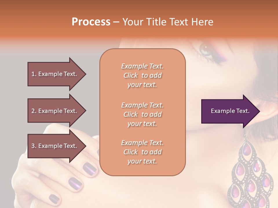Make Up Female Cute PowerPoint Template