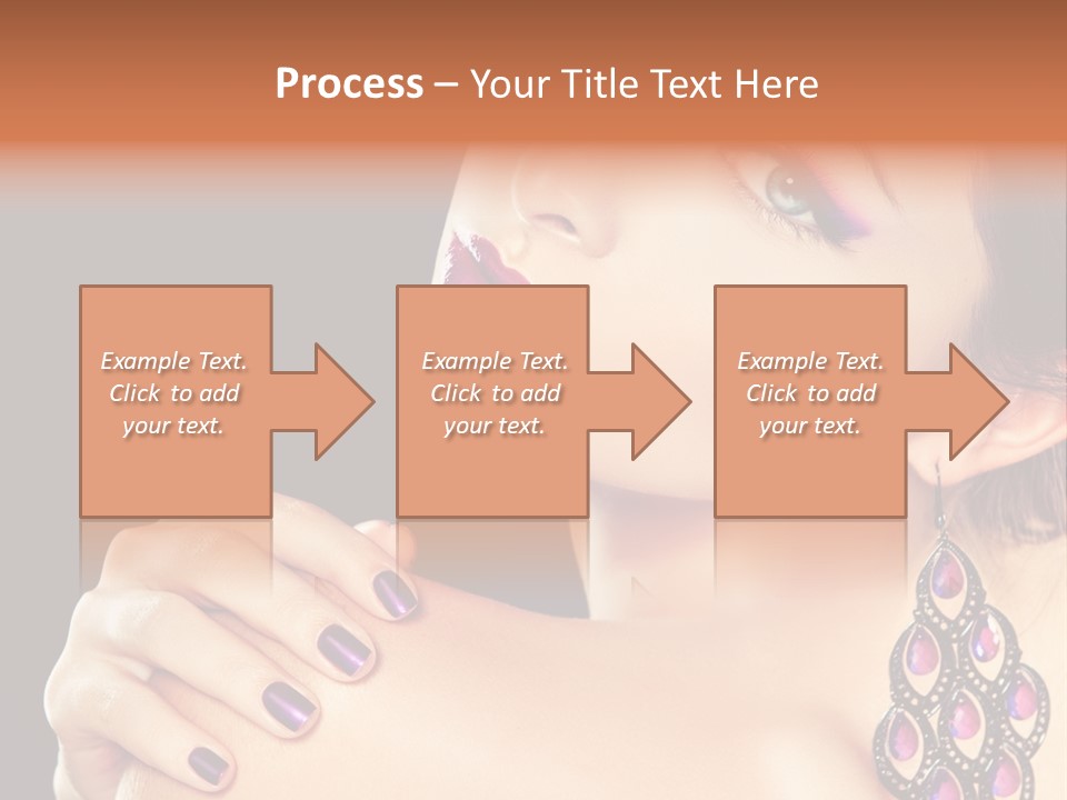 Make Up Female Cute PowerPoint Template