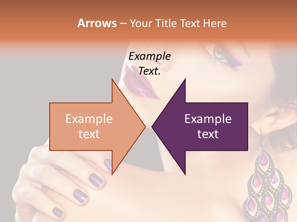 Make Up Female Cute PowerPoint Template