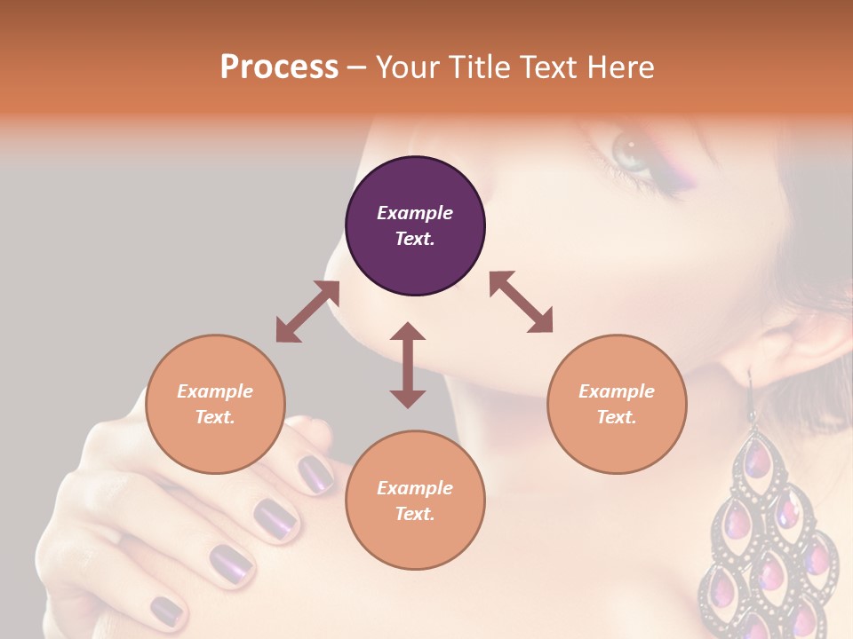 Make Up Female Cute PowerPoint Template