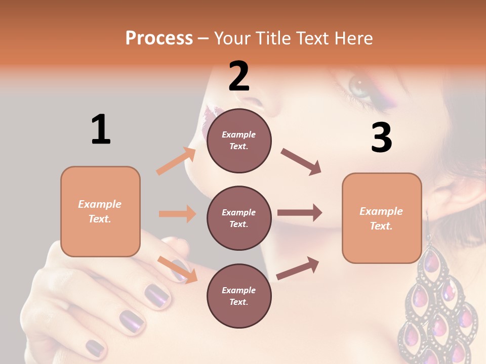 Make Up Female Cute PowerPoint Template