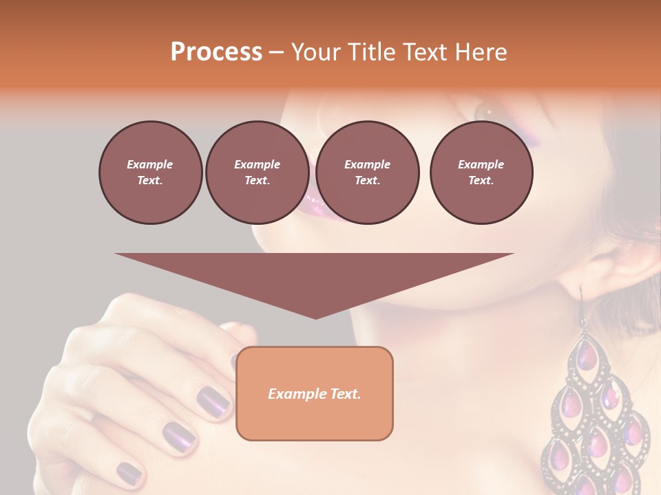 Make Up Female Cute PowerPoint Template