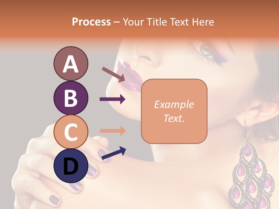 Make Up Female Cute PowerPoint Template