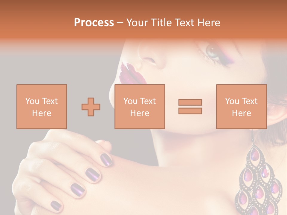 Make Up Female Cute PowerPoint Template