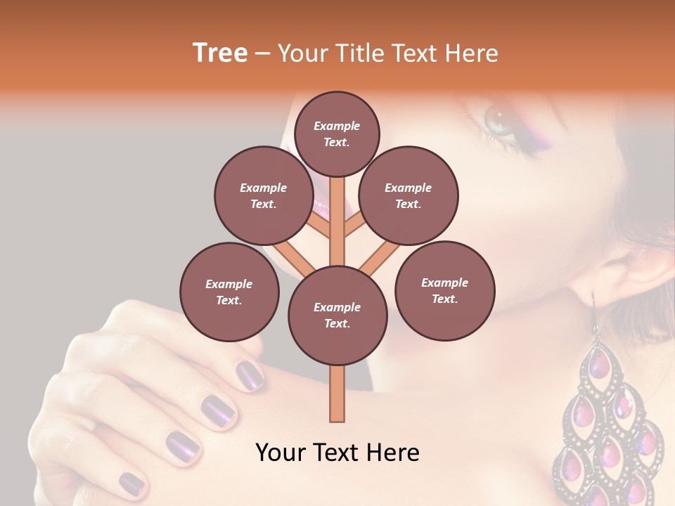Make Up Female Cute PowerPoint Template