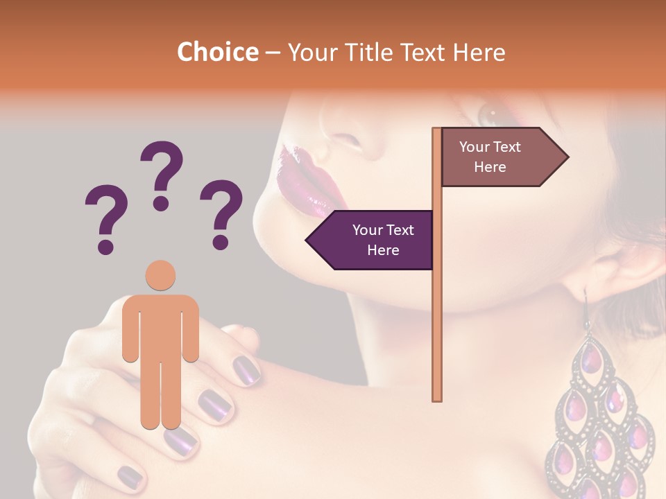 Make Up Female Cute PowerPoint Template