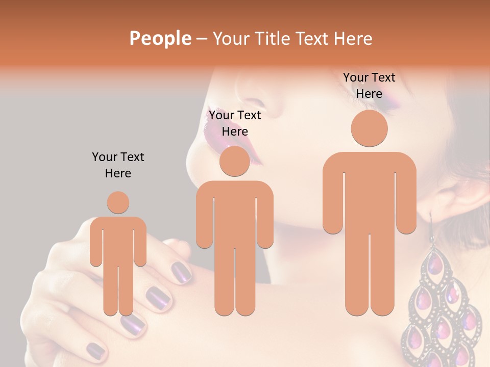 Make Up Female Cute PowerPoint Template