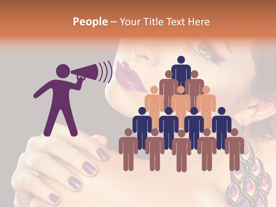 Make Up Female Cute PowerPoint Template