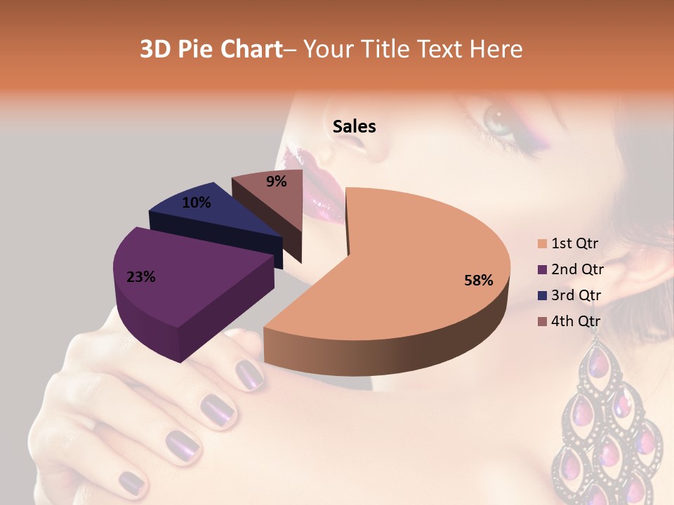 Make Up Female Cute PowerPoint Template