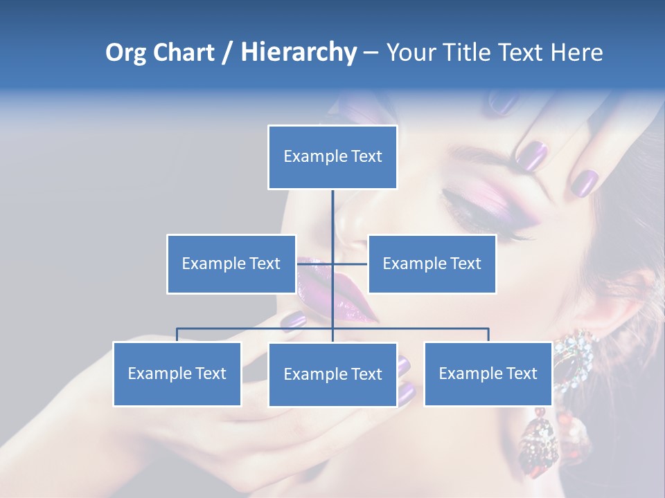 Lip Eyelash Colour PowerPoint Template