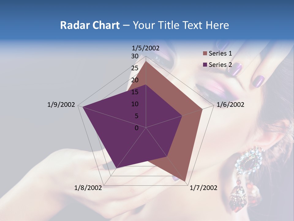 Lip Eyelash Colour PowerPoint Template