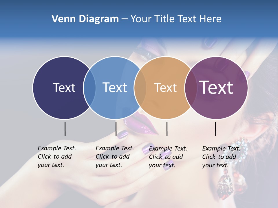 Lip Eyelash Colour PowerPoint Template