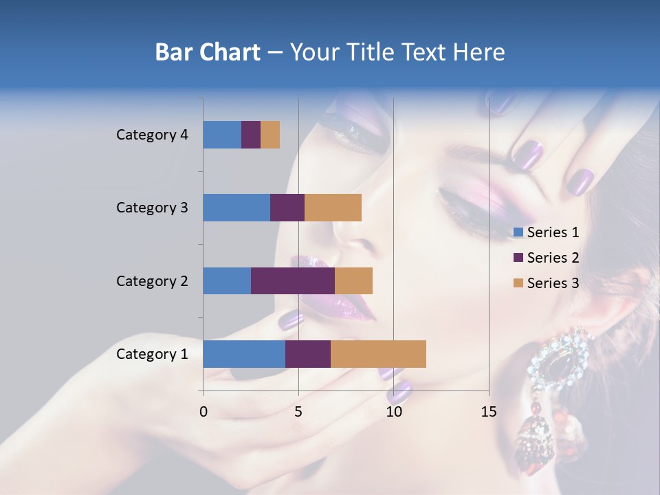 Lip Eyelash Colour PowerPoint Template