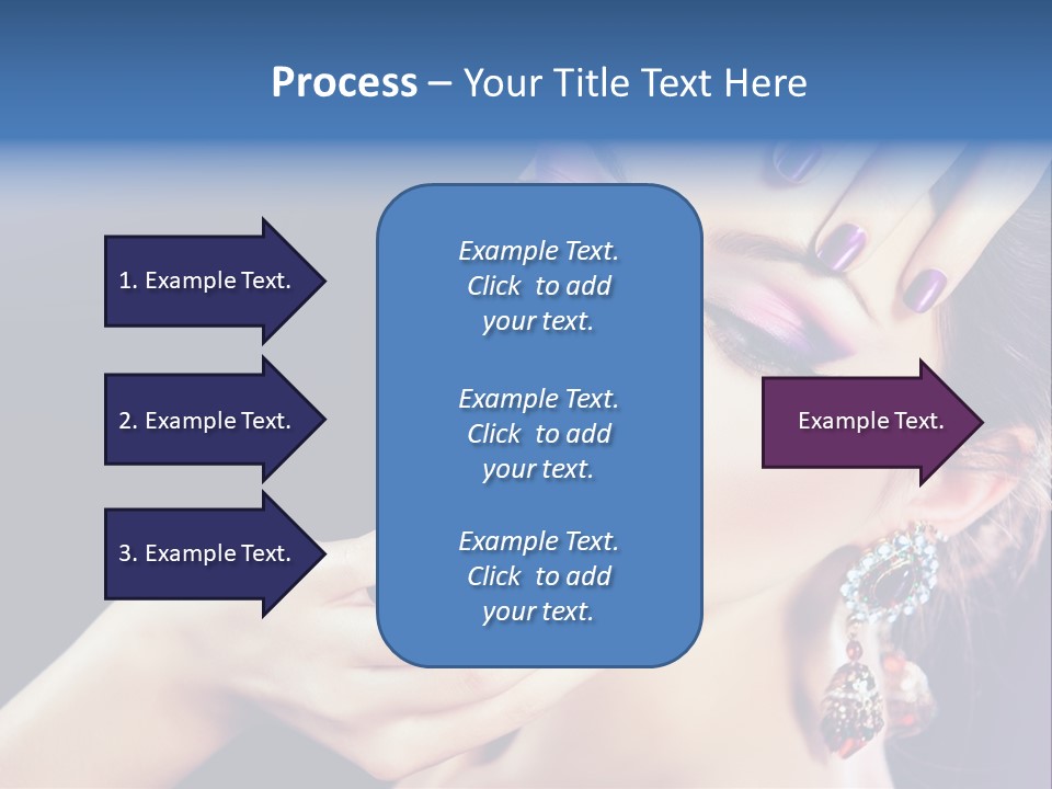 Lip Eyelash Colour PowerPoint Template