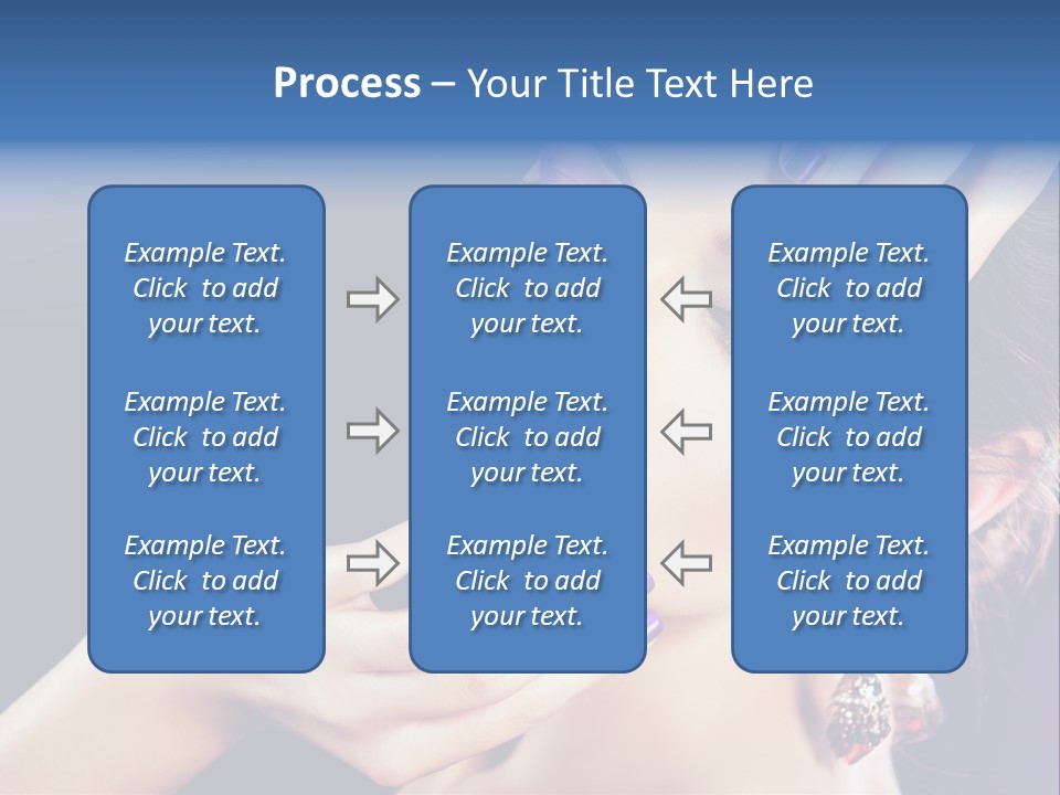 Lip Eyelash Colour PowerPoint Template