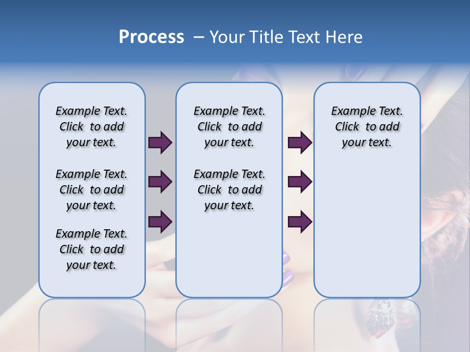 Lip Eyelash Colour PowerPoint Template