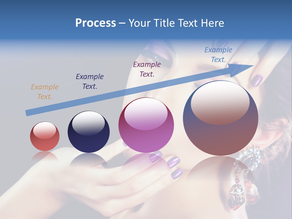 Lip Eyelash Colour PowerPoint Template