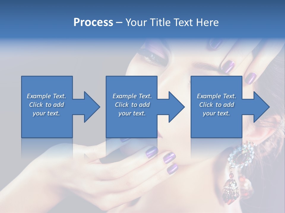 Lip Eyelash Colour PowerPoint Template