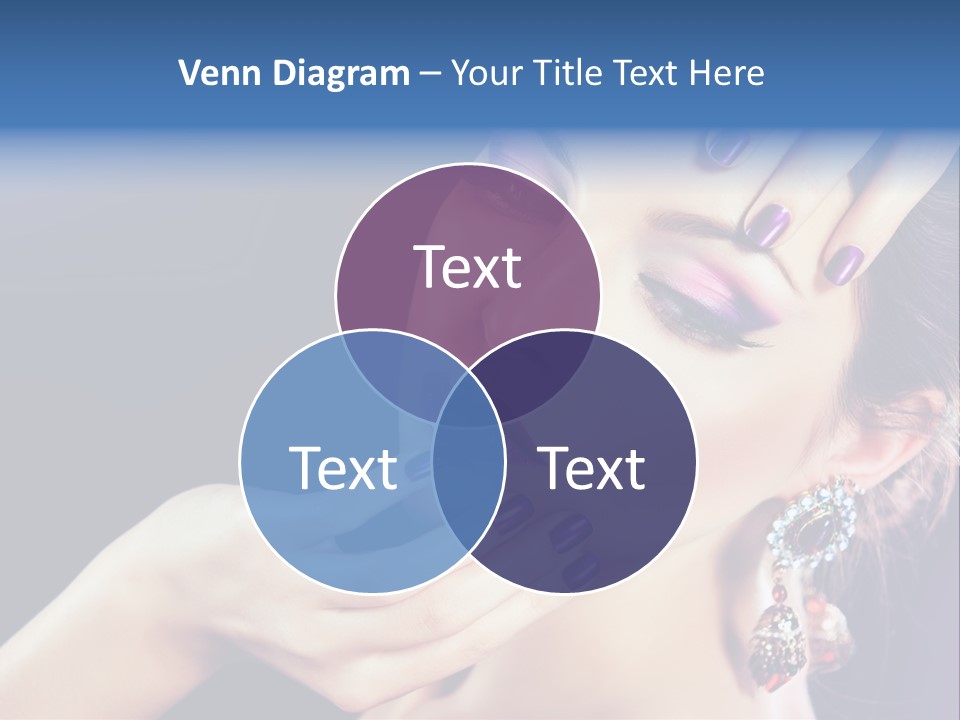 Lip Eyelash Colour PowerPoint Template
