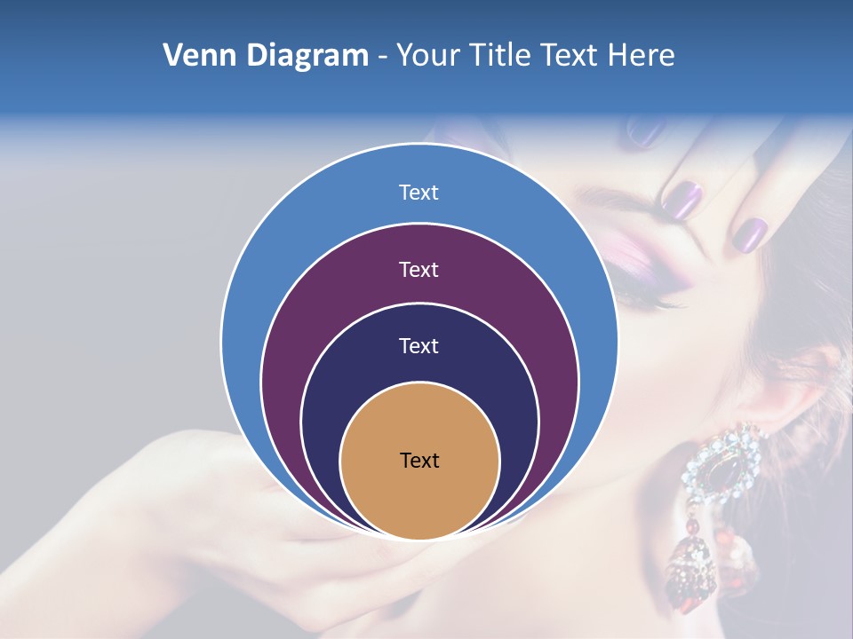 Lip Eyelash Colour PowerPoint Template