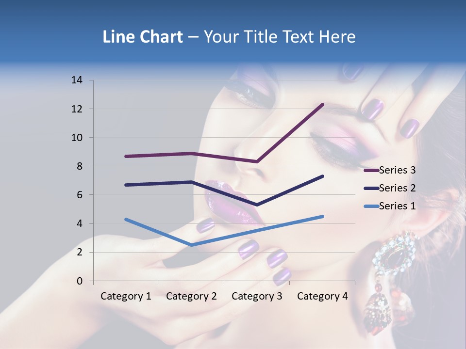 Lip Eyelash Colour PowerPoint Template