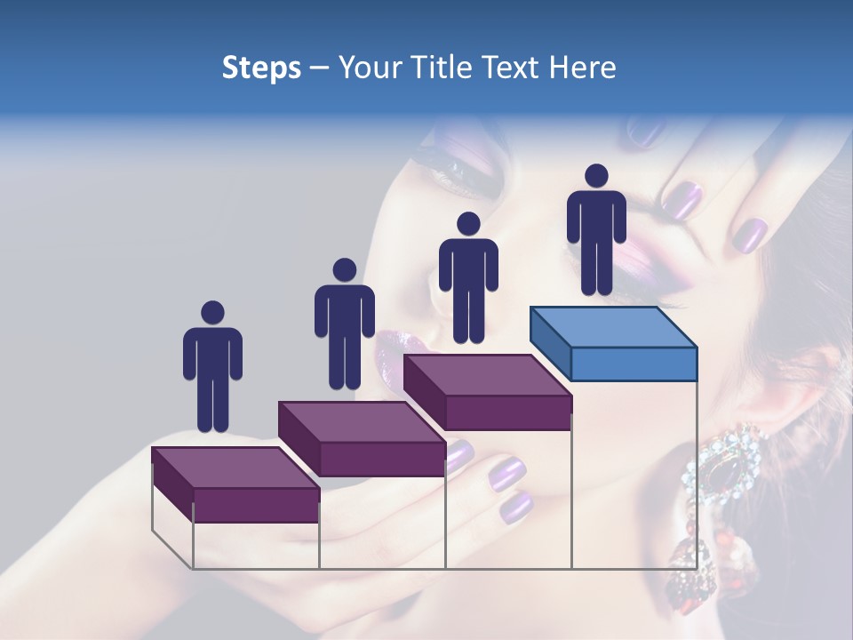 Lip Eyelash Colour PowerPoint Template