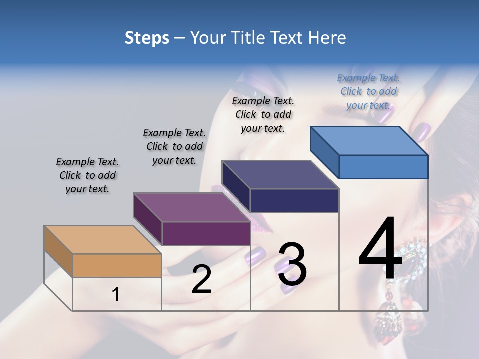 Lip Eyelash Colour PowerPoint Template