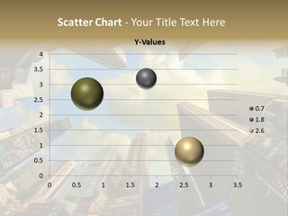 Skyscraper Cloud Office PowerPoint Template