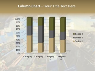 Skyscraper Cloud Office PowerPoint Template