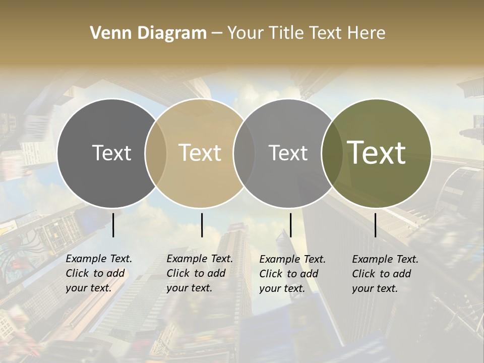 Skyscraper Cloud Office PowerPoint Template
