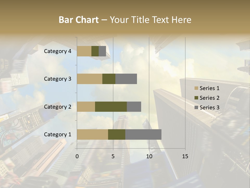 Skyscraper Cloud Office PowerPoint Template